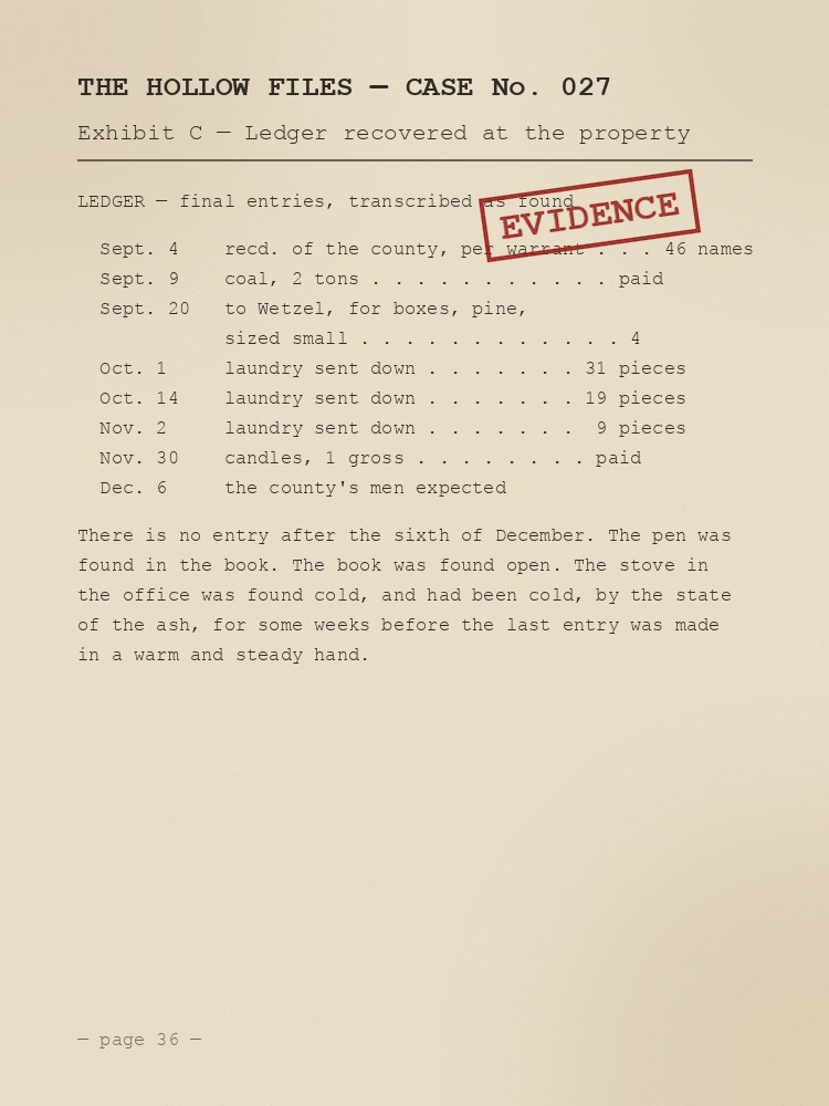 Case file 027 sample page